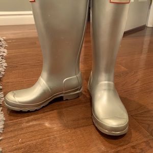 Silver Hunter Girls Rain Boot
